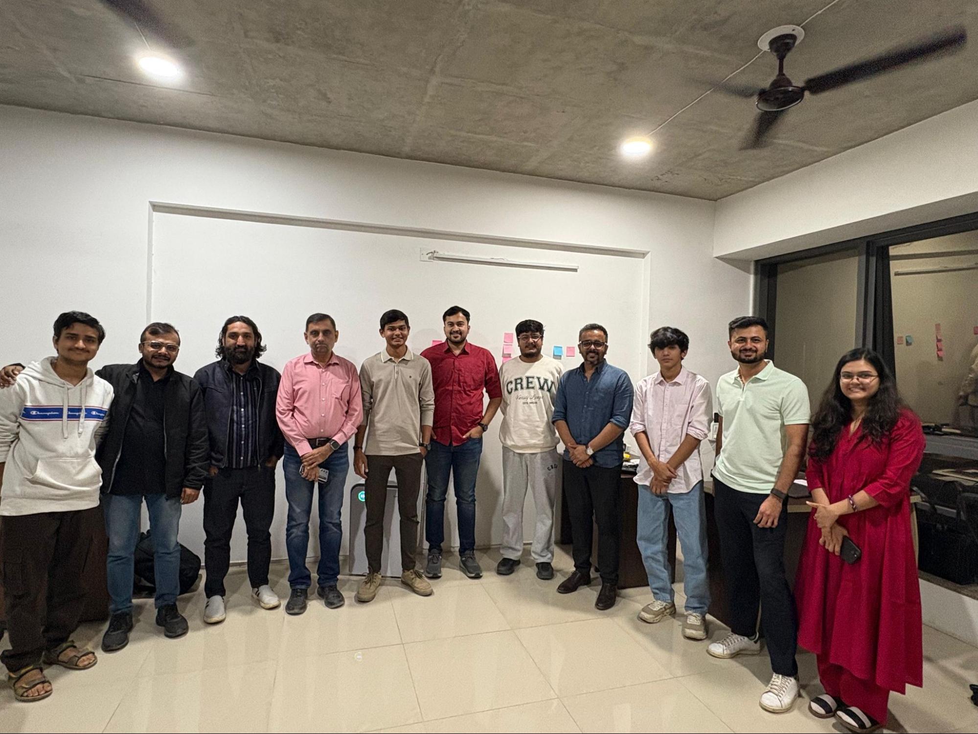 Breathe Ahmedabad community members gathered for a discussion